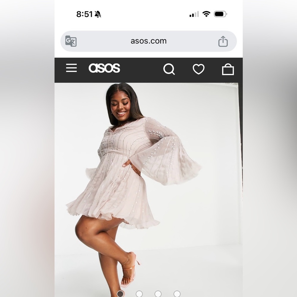ASOS Women's Blush Mini Dress